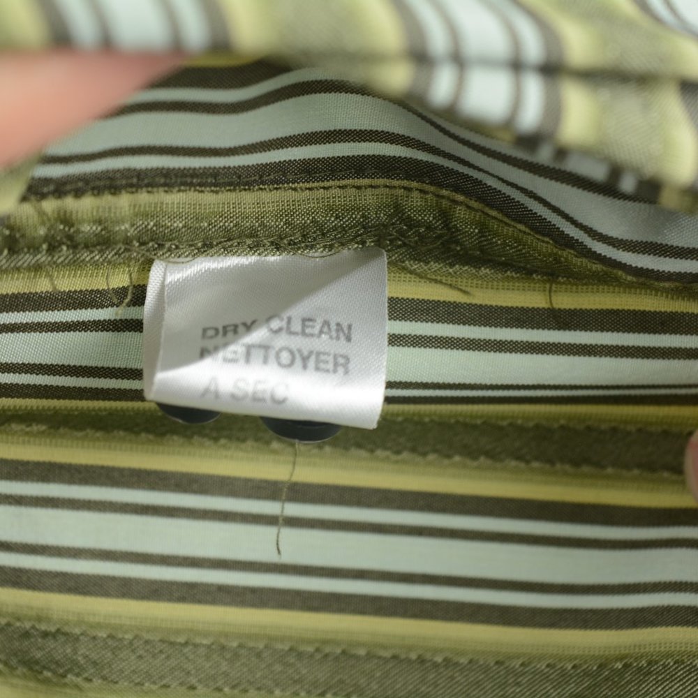 Mens Tommy Bahama Long Sleeve Silk Shirt Medium - Picture 9 of 11